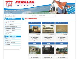 Thumbnail do site Peralta Imveis