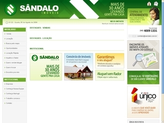 Thumbnail do site Sndalo Imveis