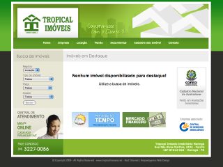 Thumbnail do site Tropical Imveis