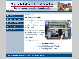 Thumbnail do site Yoshida Imveis