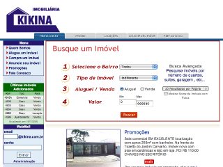 Thumbnail do site Imobiliária Kikina
