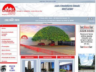 Thumbnail do site Cidade Imobiliária