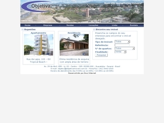 Thumbnail do site Objetiva Imveis