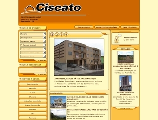 Thumbnail do site Ciscato Gestor Imobilirio