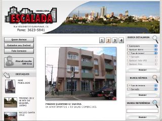 Thumbnail do site Escalada Imobiliária