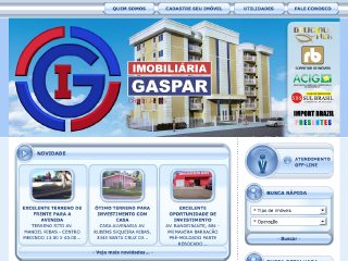 Thumbnail do site Imobiliária Gaspar