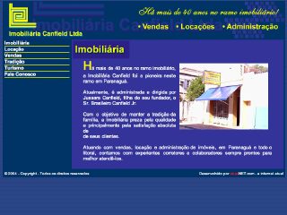 Thumbnail do site Imobiliária Canfield Ltda.