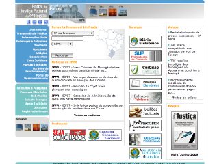 Thumbnail do site Justiça Federal - S. J. do Paraná