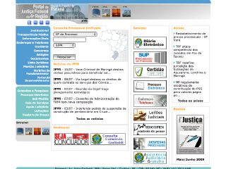 Thumbnail do site Justia Federal - S. J. do Paran