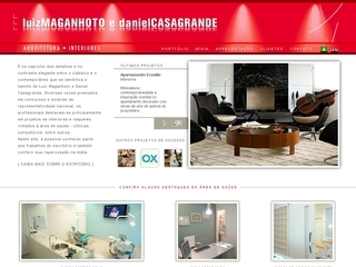 Thumbnail do site Maganhoto e Casagrande, Arquitetura e Interior