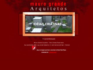 Thumbnail do site Mauro Grande Arquiteto