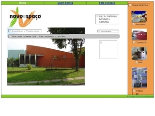 Thumbnail do site Novoespao Arquitetura e Construes