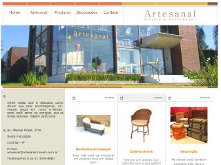 Thumbnail do site Artesanal Mveis e Decoraes