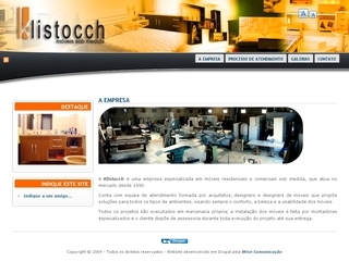 Thumbnail do site Klistocch Marcenaria - Mveis Personalizados