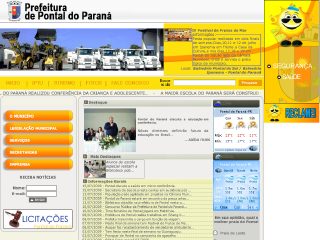 Thumbnail do site Prefeitura Municipal de Pontal do Paran