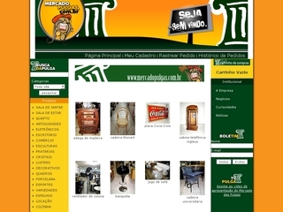 Thumbnail do site Mercado das Pulgas