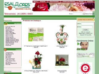 Thumbnail do site Esalflores