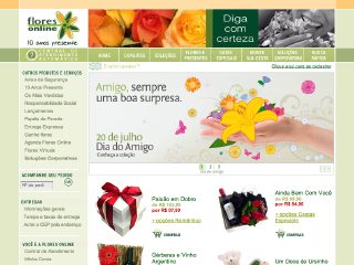 Thumbnail do site Flores Online