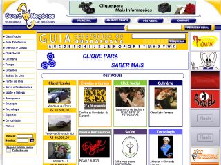 Thumbnail do site Guará Negócios
