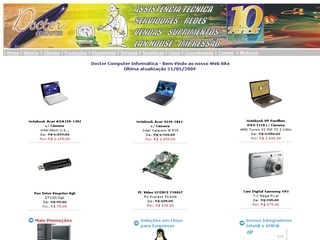 Thumbnail do site Doctor Computer Informática