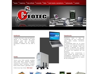 Thumbnail do site Geotec - Informtica e Suprimentos