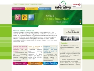 Thumbnail do site Interativa