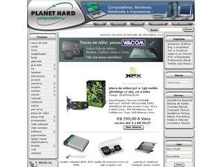 Thumbnail do site Planet Hard Computadores