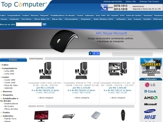 Thumbnail do site TopComputer - Computadores e Acessrios