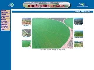 Thumbnail do site Monitoramento de Expansão das Areas Irrigadas na Região Oeste da Bahia