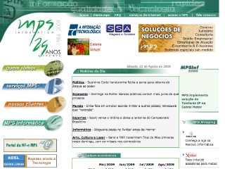 Thumbnail do site MPS Informática