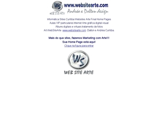 Thumbnail do site Web Site Arte