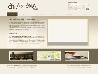 Thumbnail do site Hotel Astória