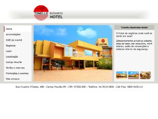 Thumbnail do site Tonello Business Hotel