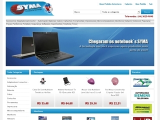 Thumbnail do site SYMA Informtica