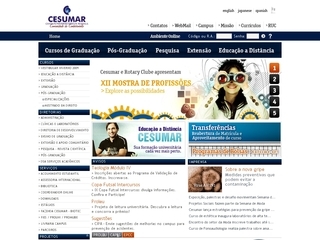 Thumbnail do site CESUMAR - Centro Universitário de Maringá