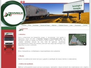 Thumbnail do site Transluc Cargas e Encomendas Ltda é Paranaense