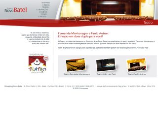 Thumbnail do site Teatros do Shopping Novo Batel
