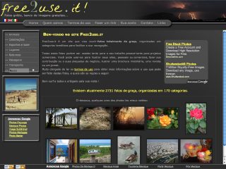 Thumbnail do site Free2use-it.com - Fotos grátis para uso pessoal ou comercial