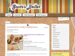 Thumbnail do site Escola de dana Gestos Ballet