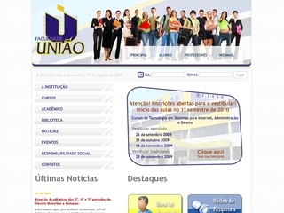 Thumbnail do site UNIO - Faculdade Educacional de Ponta Grossa