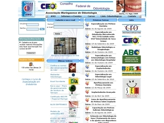 Thumbnail do site AMO - Associação Maringaense de Odontologia
