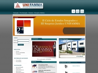 Thumbnail do site UNIFAMMA - Faculdade Metropolitana de Maringá