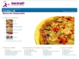 Thumbnail do site Fome de qu?