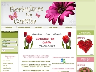 Thumbnail do site Floricultura Em Curitiba