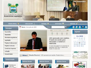 Thumbnail do site Assembléia Legislativa do Estado de Rio Grande do Norte