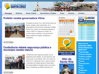 Thumbnail do site Prefeitura Municipal de Santa Cruz
