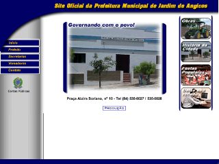 Thumbnail do site Prefeitura Municipal de Jardim de Angicos