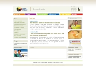 Thumbnail do site Prefeitura Municipal de Jardim do Serid