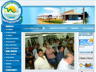 Thumbnail do site Prefeitura Municipal de Ouro Branco