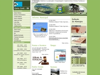 Thumbnail do site Prefeitura Municipal de Cerro Cor